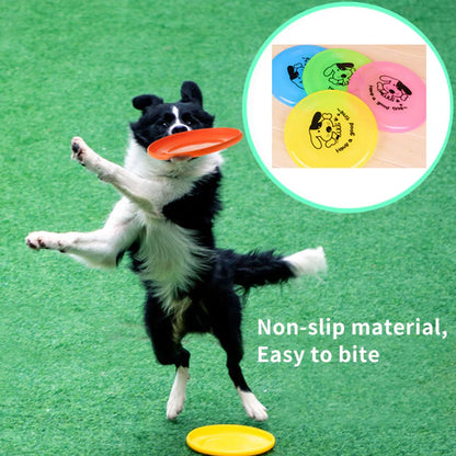 Silicone Flying Saucer Funny Pets Dog Cat Toy Dog Game Flying